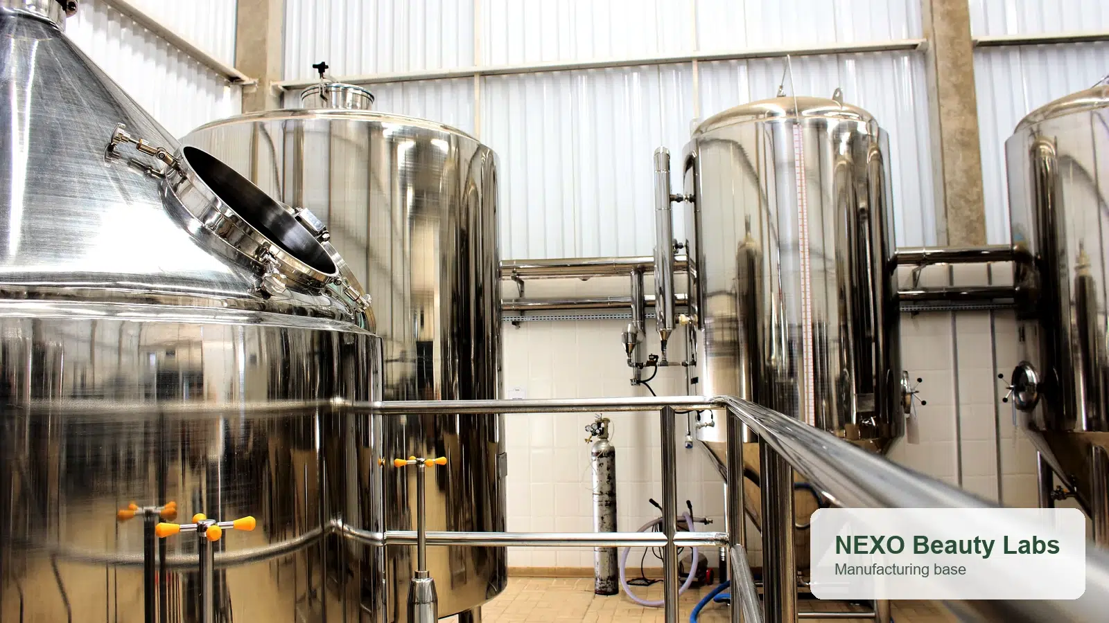 NEXO Beauty Labs mineral sunscreen manufacturing ownership and change control