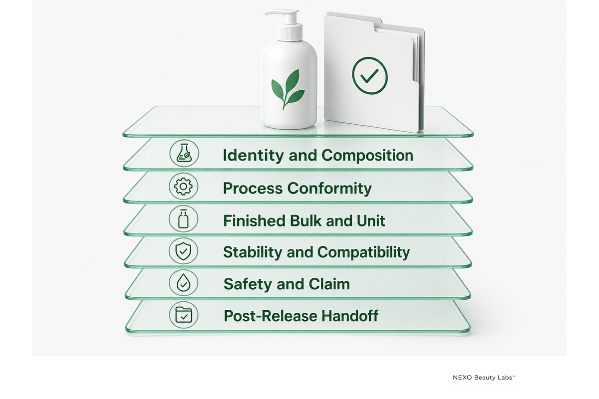 Build the Release Evidence Stack — NEXO Beauty Labs