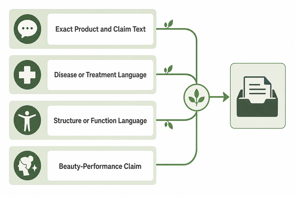 Screen Warnings and Claims Before They Reach Artwork — NEXO Beauty Labs