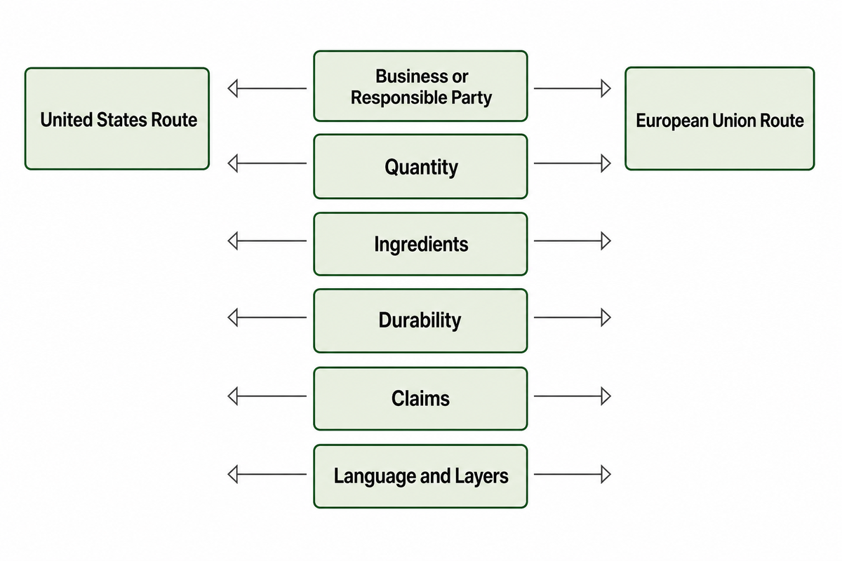 Use a United States–European Union Gap Matrix — NEXO Beauty Labs