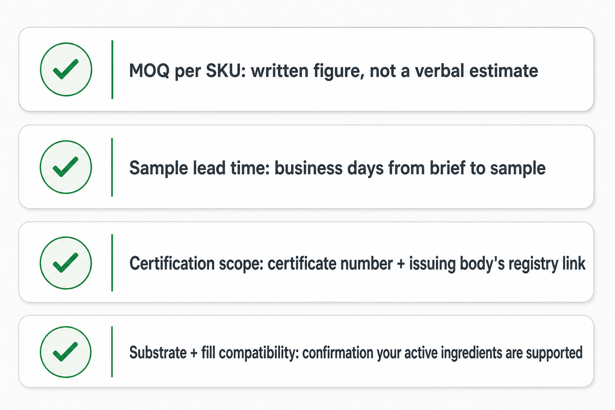 MOQ, Samples, and Lead Time -- What to Expect — NEXO Beauty Labs