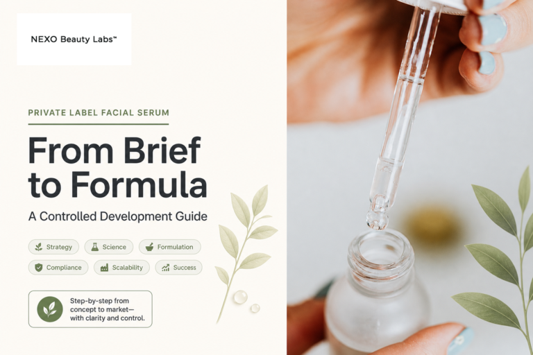 Private Label Facial Serum Formulation Guide for Beauty Brands
