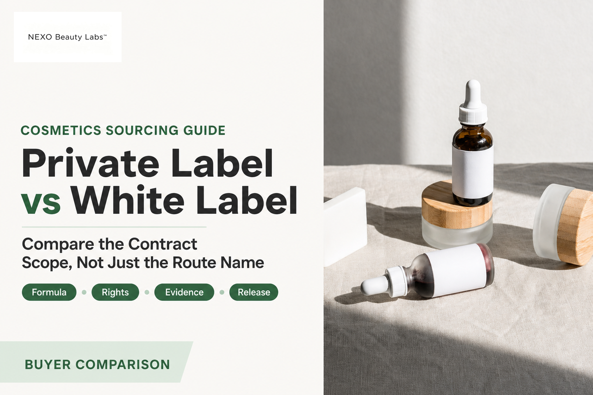 Private Label vs White Label Cosmetics: 9 Contract Checks