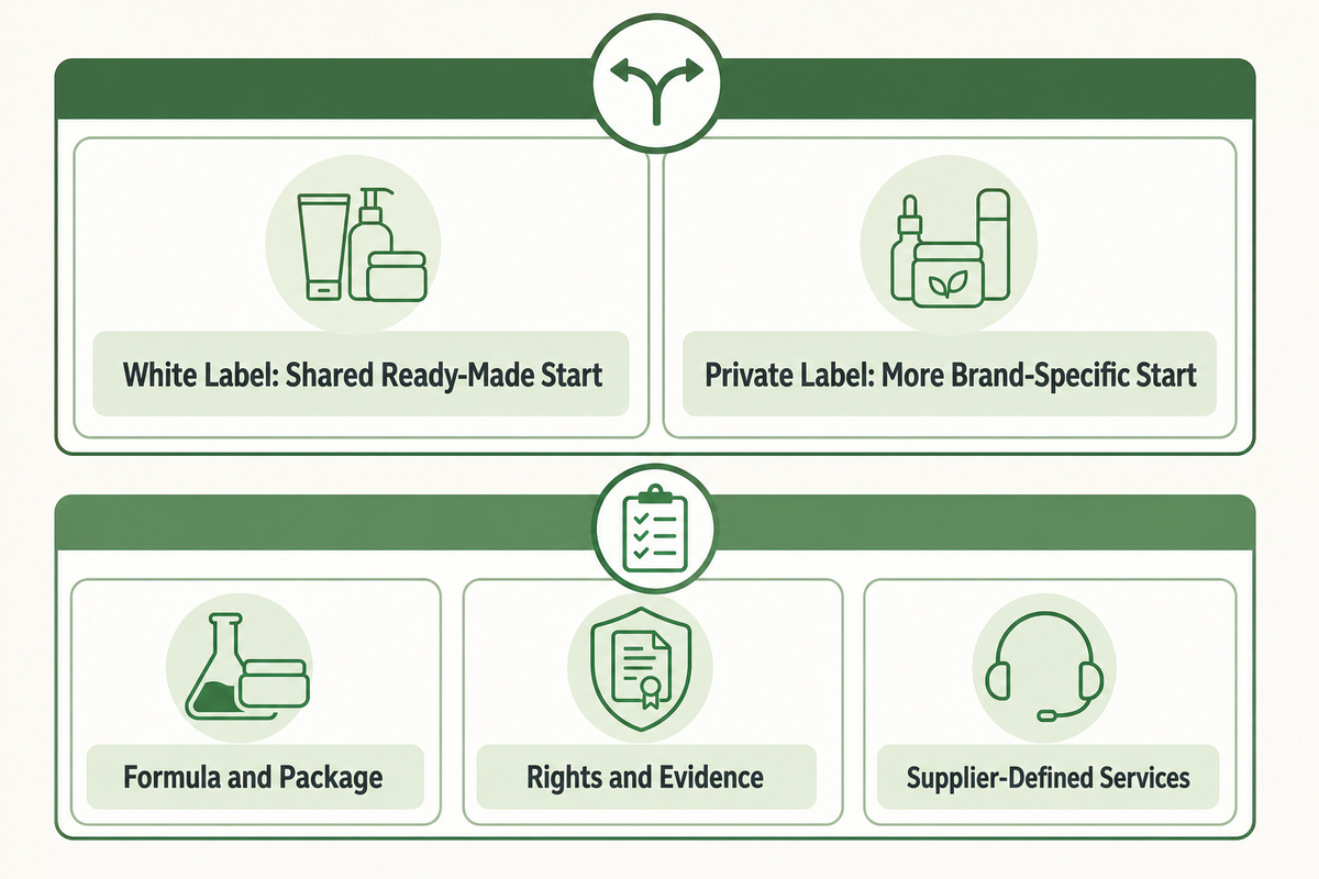 Route Labels Are Shorthand, Not Contract Terms — NEXO Beauty Labs