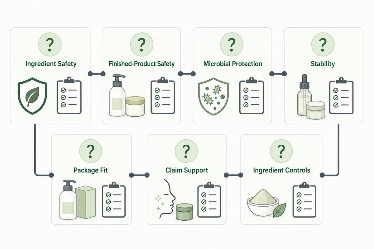 Build the Evidence Plan Around Intended Use, Formula, Claims, and Market — NEXO Beauty Labs