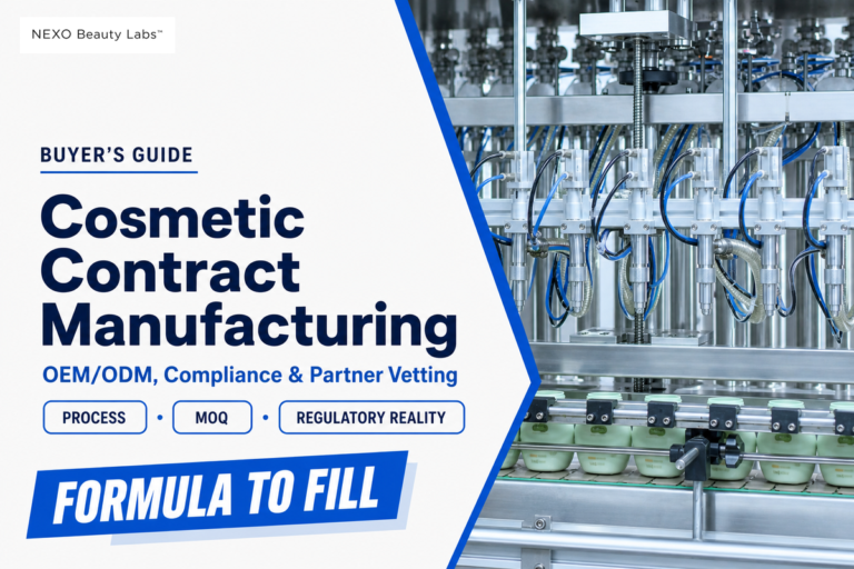 Cosmetic Contract Manufacturing: OEM/ODM & Vetting (2026)