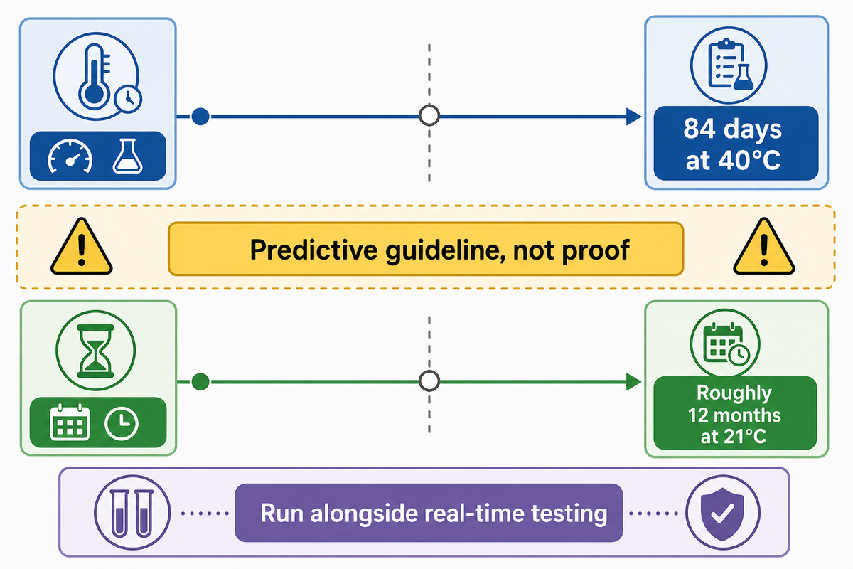 What Stability Testing Actually Proves (and Where the "3-Month = 2-Year" Shortcut Breaks) — NEXO Beauty Labs