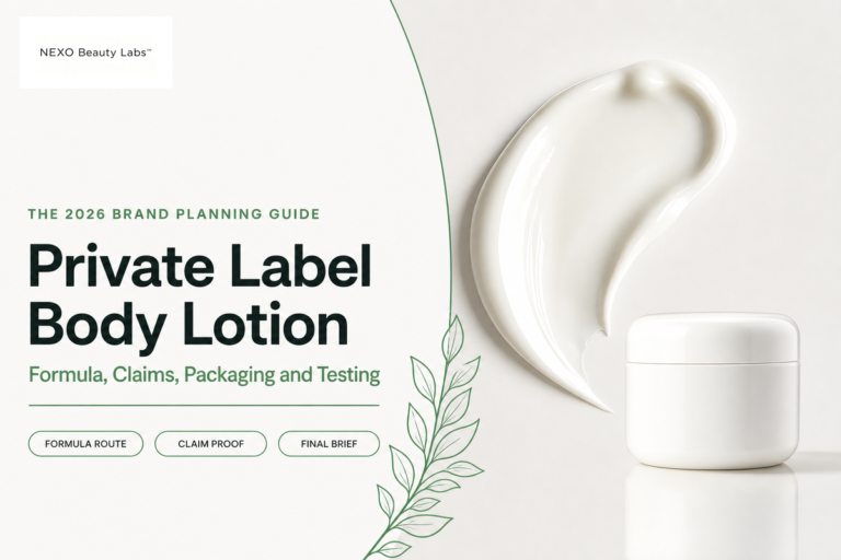 Private Label Body Lotion: 2026 Brand Guide
