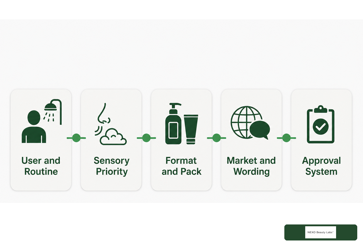 What Should a Body Wash Product Brief Decide? — NEXO Beauty Labs
