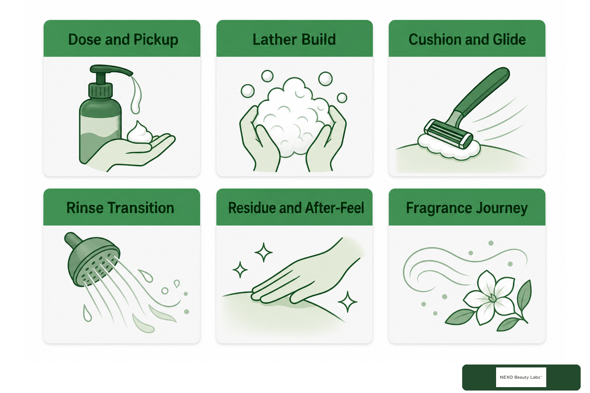How Does the Six-Signal Scorecard Improve Body Wash Sample Reviews? — NEXO Beauty Labs