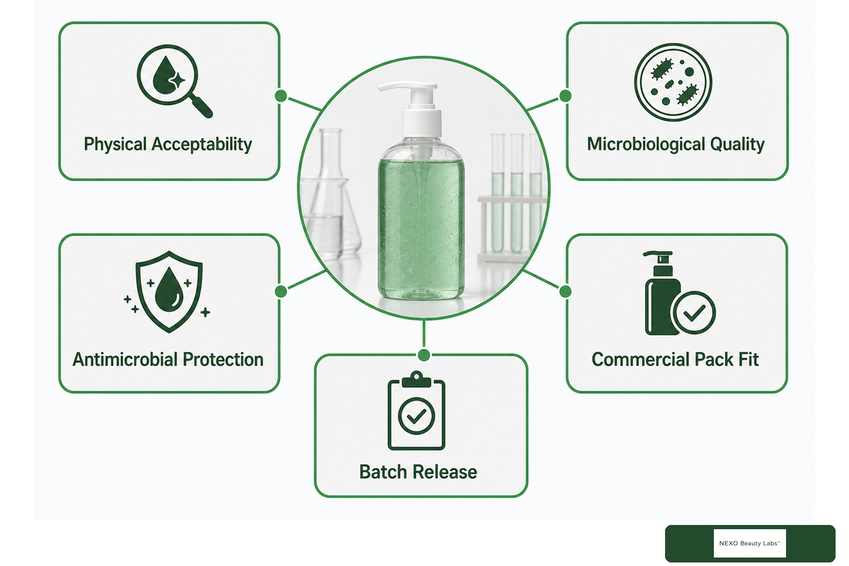 What Stability, Microbiology, and Preservation Evidence Belongs in the Plan? — NEXO Beauty Labs