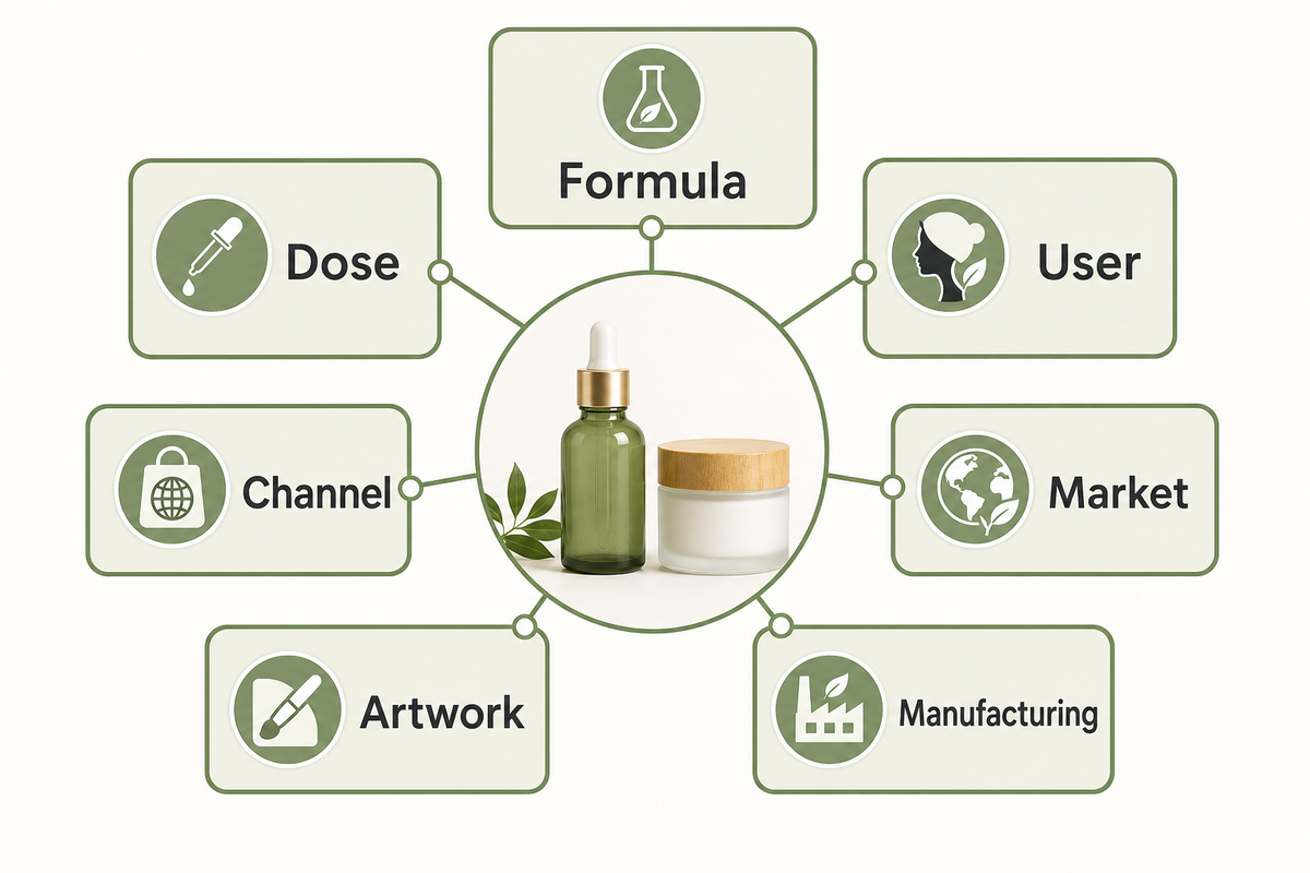 1. Use the 7-Factor Formula-Pack-Channel Fit Map — NEXO Beauty Labs