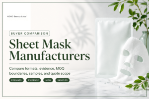 6 Sheet Mask Manufacturers: 2026 Buyer Comparison