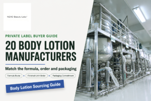 20 Best Body Lotion Manufacturers for Private Label