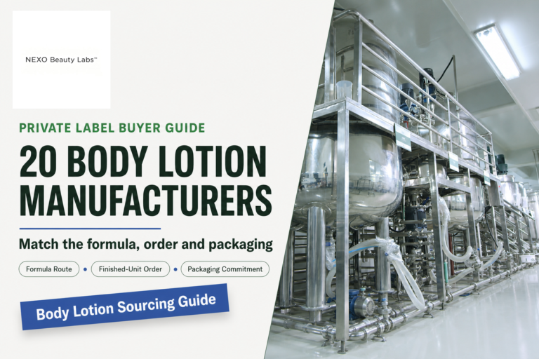 20 Best Body Lotion Manufacturers for Private Label